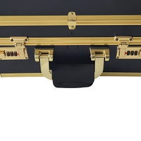 Valise de transport robuste en aluminium anti-odeur pour barbier et coiffeur, avec fermeture à cadenas, pour tondeuses, coupe-cheveux, ciseaux, peignes, idéale pour les voyages