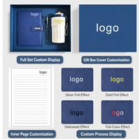 Coffret Cadeau de Noël Marque Blanche : Tasse à Café, Stylo de Signature, Carnet de Notes A5 Personnalisable avec Logo Imprimé Festif et Portable