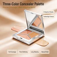 Private Label Pro Wasserfester Volldeckender HD-Creme-Concealer Mineral Ölkontrolle Individuelles Logo Matt Gesichts-Make-up Geringe Mindestbestellmenge