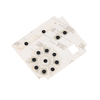 Clavier en silicone personnalisé/clavier en caoutchouc de silicone avec adhésif arrière