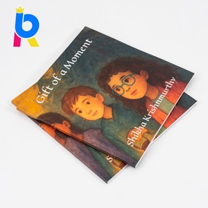 Livres d'histoires éducatifs pour enfants personnalisés en couleur pleine page format A4, grand format, couverture souple avec impression personnalisée, fabriqués en papier <span class=keywords><strong>de</strong></span> qualité - Product Image 1