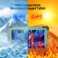 Tablet PC Industrial Resistente de 13.3 Pulgadas, Windows 11, Android, IP65, Resistente al Agua, Legible Bajo la Luz Solar, para Uso en Campo