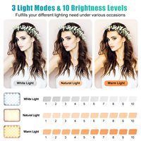Mini panneau LED USB carré en plastique pour photographie, vidéo, selfie, éclairage d'appoint pour studio, caméra et téléphone