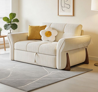 Canapé-lit extensible haut de gamme pour petit appartement avec matelas, pliable pour salon, balcon, canapé