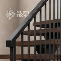 Escalier mono-à-capillaire sur mesure, de conception architecturale minimaliste et d'ingénierie de précision, pour résidence de luxe