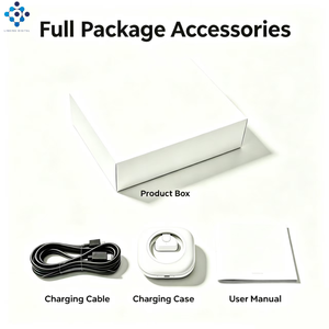 Bague connectée R10M personnalisée en émail, étanche IP68, moniteur de fréquence cardiaque, contrôle par application, analyse de santé IA, longue autonomie de la batterie 5-10 jours - Product Image 6