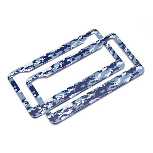 Cadre de plaque d'immatriculation en métal camouflage, support de plaque d'immatriculation standard américaine - Product Image 2