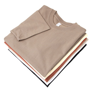 T-shirt in Cotone Pettinato Puro 260g, Senza Cuciture, Collo a O, Vestibilità Rilassata, Design con Spalle Scese, Lavorazione Tubolare, Senza Cuciture Laterali, Maniche Corte - Product Image 2