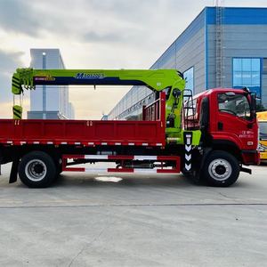 Camion <span class=keywords><strong>grue</strong></span> monté sur camion SHACMAN <span class=keywords><strong>4x2</strong></span> 6.3T 2026 avec <span class=keywords><strong>benne</strong></span> basculante, camion <span class=keywords><strong>grue</strong></span> avec <span class=keywords><strong>grue</strong></span> à flèche droite 8T, fabricant de grues à vendre - Product Image 4
