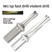 Foret U haute performance pour tournage, foret CNC indexable pour trous profonds, finition zinc, longueur de travail 35 mm, pour perçage de métaux, qualité industrielle supérieure