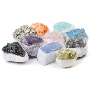 Scatola Regalo con Cristalli Naturali Grezzi Misti, Esemplari Minerali per Materiali Didattici di Geologia - Product Image 2