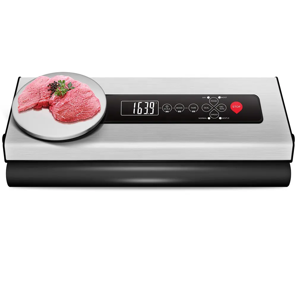 The Newest China Factory Supply Food Vacuum Sealer with 12V Outdoor Charging System