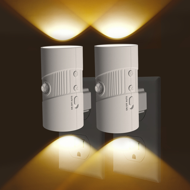 Smart Modern USB ABS Wall Sconces Lamp Magnetic Colorful Motion Sensor LED Night Light for Bedroom Stair Hallway