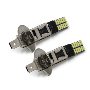 Luces antiniebla para coche H1 H3, 24 luces 4014, luces antiniebla delanteras, reequipamiento de faros, bombillas para coche, luces LED - Product Image 3