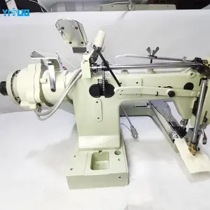 YS-927-PL-D Industrial Sewing Machine Direct Drive Double Needle Feed Off-Arm Chain Stitch Sleeves Trousers New Condition Motor
