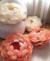 Bunga Peony Buatan Tangan dari Kertas Dekoratif Interior - Ukuran Besar, Warna Dapat Disesuaikan untuk Dekorasi Pernikahan dan Wisuda