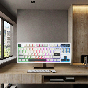 G87 gamer có dây 98-Key cơ khí Hotswap chơi game Kailh thương hiệu chuyển đổi màu đỏ 87-Key cho máy tính để bàn Hotswap chơi game Clavier Kailh thương hiệu - Product Image 3