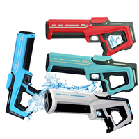 KOUYIKOU mainan senjata air elektrik Super Super kapasitas tinggi baru untuk dewasa pistol semprot plastik pengisian ulang otomatis