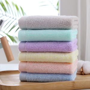 <strong>Super</strong> <strong>Soft</strong> Organic Cotton <strong>Facial</strong> <strong>Towel</strong> 25*25cm Custom Logo Terry Cloth <strong>Towels</strong> for Face Cleaning - Product Image 3