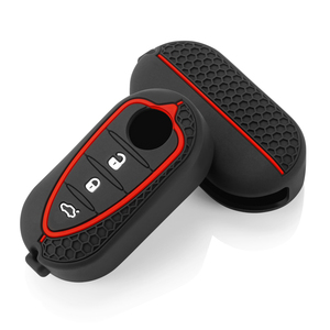 Support de clé en silicone pour <span class=keywords><strong>Alfa</strong></span> <span class=keywords><strong>Romeo</strong></span> Giulietta Myth Junior 4C <span class=keywords><strong>Romeo</strong></span> Mito Myth 159 GTO GTA, accessoires de télécommande de voiture - Product Image 6