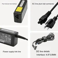 Pour hp chargeur d'ordinateur portable adaptateur secteur 65W 19.5V 3.33A chargeur d'ordinateur Compatible tout neuf état EU US Plug OTP