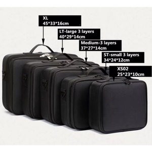 Free Sample Accept Custom LOGO Portable Fashion Cosmetic Bag Makeup <b>Case</b> <b>Make</b> <b>Up</b> large capacity Travel Bag - Product Image 5