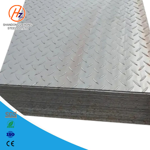 Tôles d'<span class=keywords><strong>acier</strong></span> carbone à motif damier de qualité supérieure S235JR S355JR SS400 ASTM A36, épaisseur 0,5 mm-3,0 mm, plaque d'<span class=keywords><strong>acier</strong></span> gaufrée personnalisée de qualité supérieure - Product Image 1