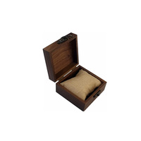 Boîte à bijoux et montres en bois de noyer carrée, écologique, personnalisée, à thème amour, pour la maison, cadeau de Noël