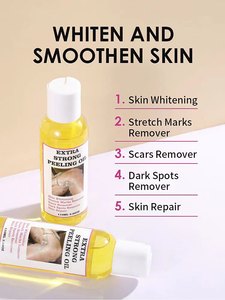 Handelsmarke Extra Sterke Peeling Olie Litteken Verwijderen Striae White ning Geel Peeling Olie - Product Image 5