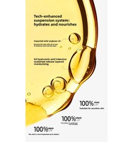 Sérum Réparateur Triple Barrière AHH avec Thé Vert & Hamamélis, Ampoule Apaisante à la Levure pour Peaux Sensibles, Soin du Visage