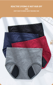 Sous-vêtements en coton 4 couches 60ML pour femmes, <span class=keywords><strong>culottes</strong></span> menstruelles absorbantes et étanches - Product Image 5