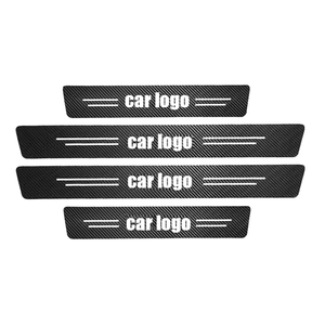 4 Pezzi <span class=keywords><strong>Protezione</strong></span> Soglia Porta <span class=keywords><strong>Auto</strong></span> in Fibra di Carbonio Adesivi Antigraffio in Pelle per <span class=keywords><strong>Protezione</strong></span> Porte <span class=keywords><strong>Auto</strong></span> - Product Image 1