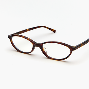 Finewell cao cấp nhỏ hình bầu dục Acetate oprical khung nhỏ màu xanh chặn ánh sáng kính phụ nữ Cat Eye biểu tượng tùy chỉnh kính mắt - Product Image 1