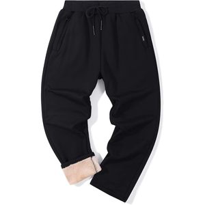 <b>Men's</b> <b>Fleece</b> <b>Lined</b> Sweatpants Elastic Waist Winter <b>Joggers</b> Pants Moisture Wicking Outdoor Hiking Clothing - Product Image 1