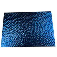 גמיש תשלום שיטת נחמד איכות 201 304 316 כחול טיטניום מראה חלת דבש נירוסטה דפוס בולט גיליון