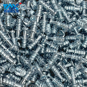 Conector 2 en 1 GDTYF M6x20 de acero al carbono cincado para soporte de estante de muebles y gabinetes - Product Image 1