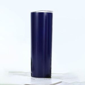 600ml Glitter Rainbow Skinny Straight Tumbler 20oz Double Wall Vacuum Insulated Travel Water <b>Mug</b> - Product Image 3
