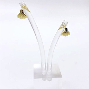 Zhenlu Jewelry Geometric Scallop Clip-on <b>Earrings</b> Gold Silver Rose Gold Everyday Wear - Product Image 3