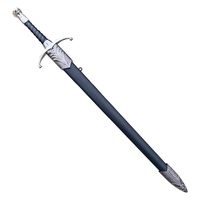 Épée de jouet en métal en alliage de zinc de style TV, modèle griffe longue de 39,5 cm, haute qualité, pour cadeau décoratif