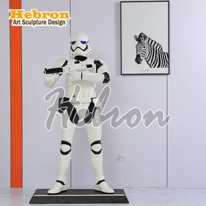 Figuras de <span class=keywords><strong>Stormtrooper</strong></span> Personalizadas a Precio de Fábrica, Escultura 3D de Tamaño Real, Estatua para Año Nuevo y Graduación - Product Image 4