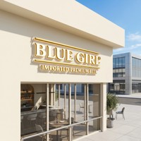 Enseigne LED 3D personnalisée en acrylique Zhilin, chiffres et lettres, étanche IP65, garantie 2 ans - Installation murale/venteuse pour entreprises