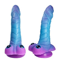 Stimulateur vaginal du point G, stimulateur de prostate masculine, pénis d'éléphant, dildo anal animal, dildo en silicone souple, énorme dildo monstre dragon pour femmes
