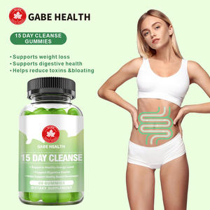 Compléments Nutritionnels Détox Gommes Nettoyantes 15 Jours Marques Blanches pour Moindre Gonflement, Ventre Plat avec Probiotiques Élimine les Toxines - Product Image 2