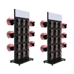 Tầng đứng Mũ đứng Mũ bảo hiểm Kệ hiển thị giá găng tay hiển thị giá xe máy Mũ bảo hiểm hiển thị đứng - Product Image 2