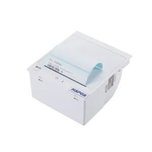 Impressora térmica de 3 polegadas, mini painel, 80mm, porta USB RS232 TTL, 12V, 24V, para máquinas de autoatendimento, impressora de recibos embutida