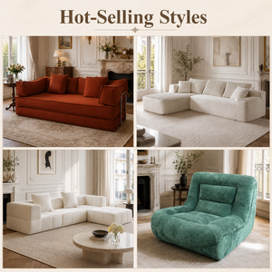 Ensemble de canapés modulaires sectionnels blancs modernes, canapé capitonné, <span class=keywords><strong>fauteuil</strong></span> confortable et élégant pour salon, appartement, hôtel, intérieur - Product Image 6