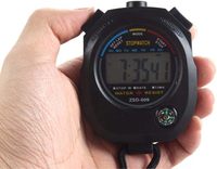 Cronómetro Deportivo Digital Electrónico Multifunción con Pantalla Grande, Fecha, Hora, Alarma, Resistente al Agua para Deportes/Fitness