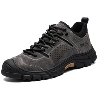Bottes tactiques pour hommes Chaussures légères en daim durable Chaussures de travail en cuir véritable Bottes du désert à la mode