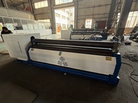 Machine à cintrer les tôles W11 4x2000 à trois rouleaux, machine à cintrer les tôles W11 de qualité professionnelle pour la fabrication de récipients sous pression