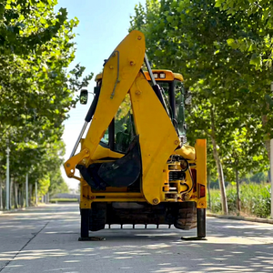 Excavatrice JCB d'occasion à vendre, équipement de construction jaune, pelle hydraulique sur chenilles pour travaux de terrassement - Product Image 1